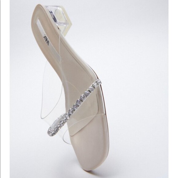 HEELED VINYL SANDALS - Picture 2 of 6